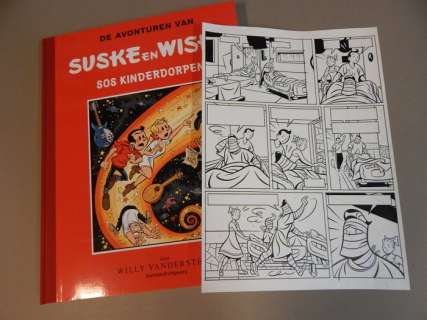 de Jong, Michiel - originele pagina + luxe groot formaat - Suske en Wiske - De Charmante Chirurg - SOS kinderdorpen - (2016) | Catawiki