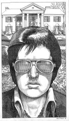 Beltran Fred | Elvis à Graceland Paru dans ’Pop Icons : Elvis’ | Galerie Napoléon