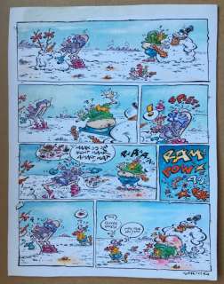 Schreurs, Eric - Original page in colour - Joop Klepzeiker 18 - Kleppie op ’n steppie - Sneeuwbal - (2001) | Catawiki