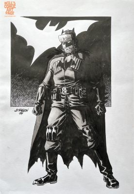 Dave Johnson | Red Son ’Batmankoff’ Pin-Up | Will’s Comic Art Page