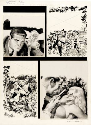 Johnny Craig | Confessions Illustrated #2 P 10 (Johhny Craig’s Very Last Ec Story! Best Murder Pg in Book! Drawn Huge!) 1955 | Romitaman