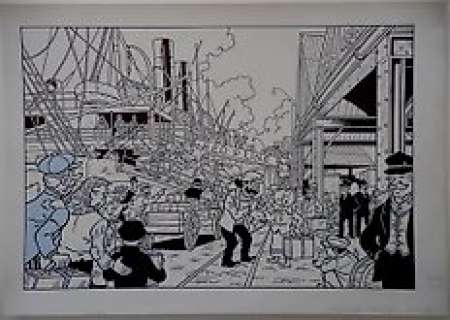 Morjaeu, Luc - Originele halve pagina (stroken 11 t/m 12 - plaat 3 B) - Suske en Wiske - Sterrenrood - (2014) 