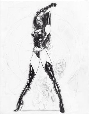 Joe Benitez | Baronatrix Gi Joe Baroness Art For Art Show | TDArt