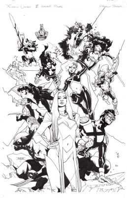 Mahmud Asrar | X-Men United #2 Variant Cover | Essential Sequential