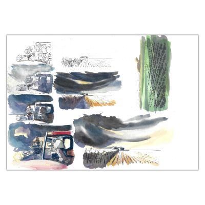 Louis Clichy | Le Corset - Rehaut d’aquarelle par Cécile Guillard (réf. 300) | Achetez de l’Art
