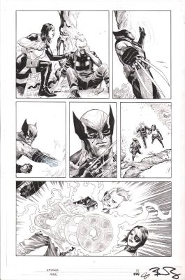 Joshua Cassara | X-Force #9 P.10 - Wolverine - Signed - 2018 | Anthony’s Comic Book Art
