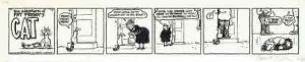 Gilbert Shelton | Freak Brothers – Fat Freddy’s cat – Strip 176 | La Galerie de la Bande Dessinée