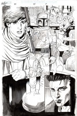 Lan Medina | Star Wars: Bounty Hunters #35 Issue 35 Page 7 | Next Comic Art