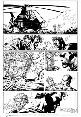 Jim Lee, Scott Williams | Superman #208 P 6 (Superman in Every Panel Confronting the Evil Mr. Orr!) 2004 | Romitaman