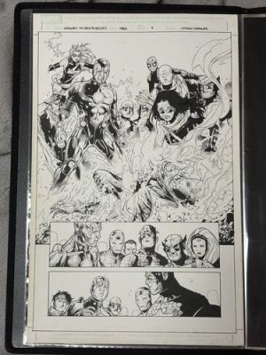 Avengers Children’s Crusade #9 Pg 4 Jim Cheung Original Art - 11x17 - Splash | eBay US