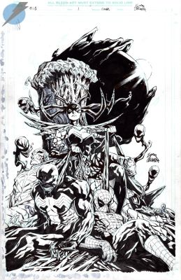 Ryan Stegman | Queen in Black Issue 1 Page Cover | Felix Comic Art