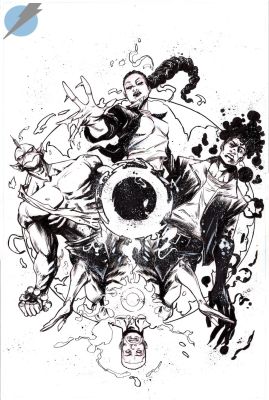 Sanford Greene | Absolute Green Lantern Issue 12 Page Cover | Felix Comic Art