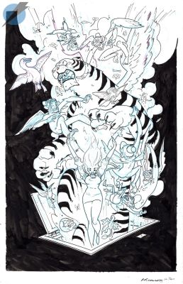 Riley Rossmo | No Place Issue 4 Page Cover | Felix Comic Art