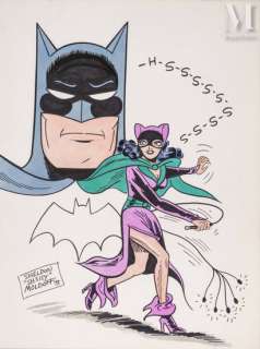 Sheldon Moldoff (1920 - 2012) | "Batman & Catwoman" | Millon