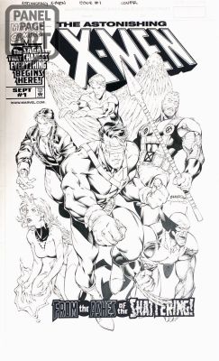 Brandon Peterson | The Astonishing X-Men 1 Cover | Panel Page Art