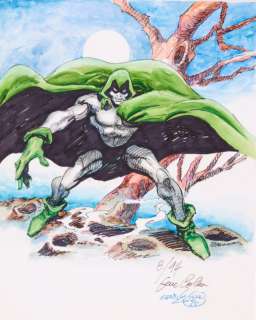 The Spectre original artwork drawn and signed by Gene Colan Aug 1994.… | Comic Book Auctions ltd