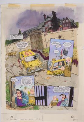 Lot 27 - 2000 AD Prog #1143 The Balls Brothers Part 3 Story Pages (Fleetway, 1999) Total 6 Pages | Stanley Gibbons Baldwin’s