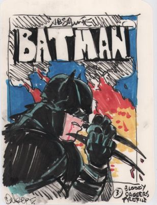 Paul Pope - Absolute Batman #12 Cover Variant Prelim - Signed - 2025