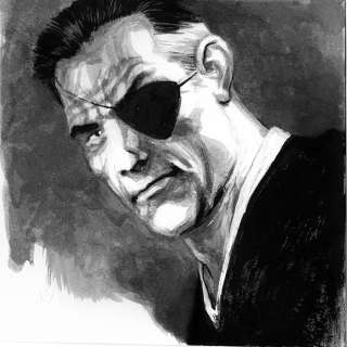 Ron Salas | 6×6 – Nick Fury head | Ron Salas