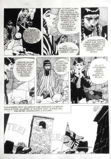 ATTILIO MICHELUZZI - Original page for Petra Cherie. Cm. 35x50. Ink. Signed. Mint. Code 1856.