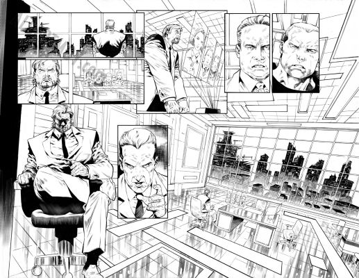 Esau And Isaac Escorza | Tmnt: the Last Ronin II Re-Evolution( Issue 5 Page 14 And 15 | Albert Moy