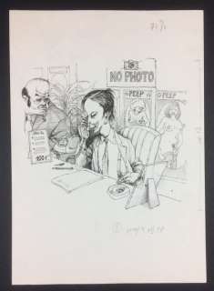 Mannelli, Riccardo - Peep show a Pigalle - 1 Dessin(s) original | Catawiki