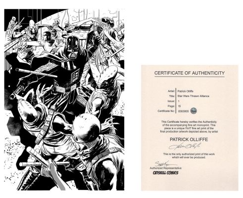 Pat Olliffe | Star Wars Thrawn Alliance - Spiderman - Monoprint Issue 1 Page 19 | Catskill Comics