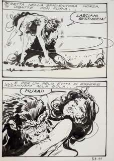 Stelio Fenzo - Jungla n. 51 - 3 Dessin(s) original - 1971 | Catawiki