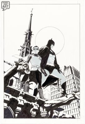 J. G. Jones | Batman And Robin 22 Cover - Variant | Panel Page Art