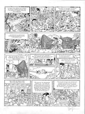 Van Dongen Peter | Planche originale 11 La Vallée des Immortels partie 2, Tome 26 de Blake et Mortimer | Galerie Napoléon
