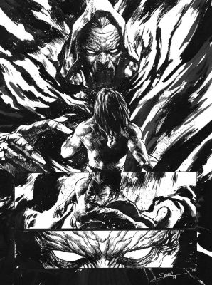 Secher Valentin | Planche originale 08 - CONAN LE CIMMERIEN - L’Heure du Dragon ( T.12 ) | Galerie Napoléon