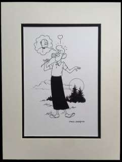 Geerts, Paul - dessin original signé - Sidonie amoureuse | Catawiki