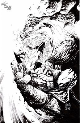 Jim Jimenez | Batman Vs Clayface | Next Comic Art