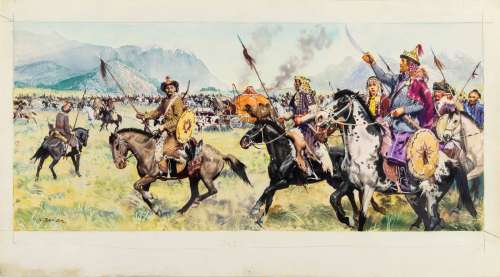 Burian Zdenek - "Gengis Khan", 1972 | Urania Casa d’Aste