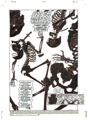 John McCrea – Demon issue 44p2 – Splash _ Garth Ennis | Berserker Art