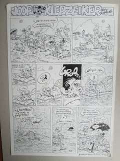 Schreurs, Eric - Originele pagina - Joop Klepzeiker 6 - Luchtbed (1989) | Catawiki