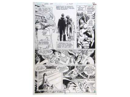 Detective Comics #500 Pg 53 Hawkman Orig Art | Weiss Auctions