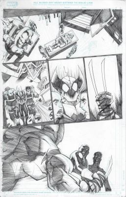 Spider-Man and Wolverine Issue 9 Page 15 vs Arachnix, Gerardo Sandoval | Comix Art Studio