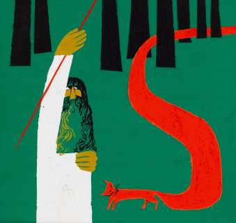 Irena Janczewska (1929 - 2016) | Irena Janczewska | "Lisek Maciuś", ilustracja, około 1971 | Desa Unicum