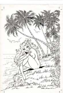 Marti, Josep - Couverture originale Ã  l’encre de Chine - Les plus courtes sont les meilleures ! - (1996) | Catawiki