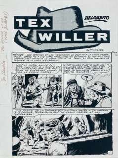 BONELLI Sergio - TEX WILLER - Ensemble des 30 planches… | Collauctions