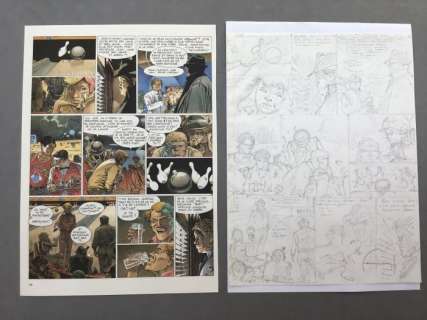 Jeremiah - Planche originale crayonnés (p.12) Jeremiah T13 - Strike - (1988) | Catawiki