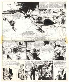 JIJÉ (1914-1980) - Lot 56 - Tanguy et Laverdure - Baroud sur le désert Encre de...