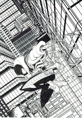 All-New Ghost Spider # 02 variant cover | Black Diamond