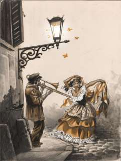 Yslaire | Sans Titre 40 Bulles de Jazz – page 86 Encre et lavis 29,5 x 42 cm | JML Arts