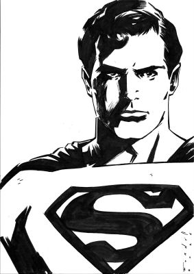 Superman Headshot | Black Diamond