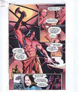 John Kalisz, Jon Bogdanove, Dick Giordano | Steel: the Official Comic Adaptation Page 21 Color Guide By John Kalisz Over Bogdanove & Giordano (1997) | ComicArtFans Classifieds