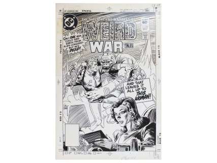 Joe Kubert Weird War Tales #123 Cover Art | Weiss Auctions