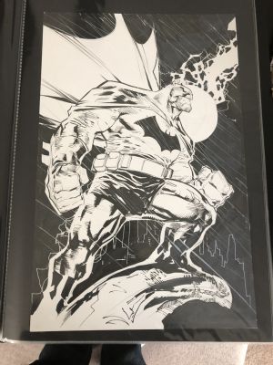 Ken Lashley, Ken Lashley | Ken Lashley Dark Knight Commission | ComicArtFans Classifieds