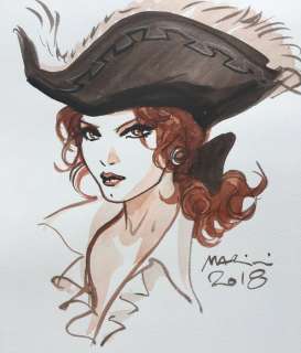 Le Scorpion - Aquarelle de la belle Anséa - . | Catawiki